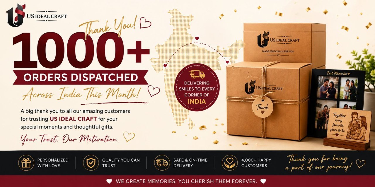 1000+ Orders Successfully Dispatched Across India – Thank You!