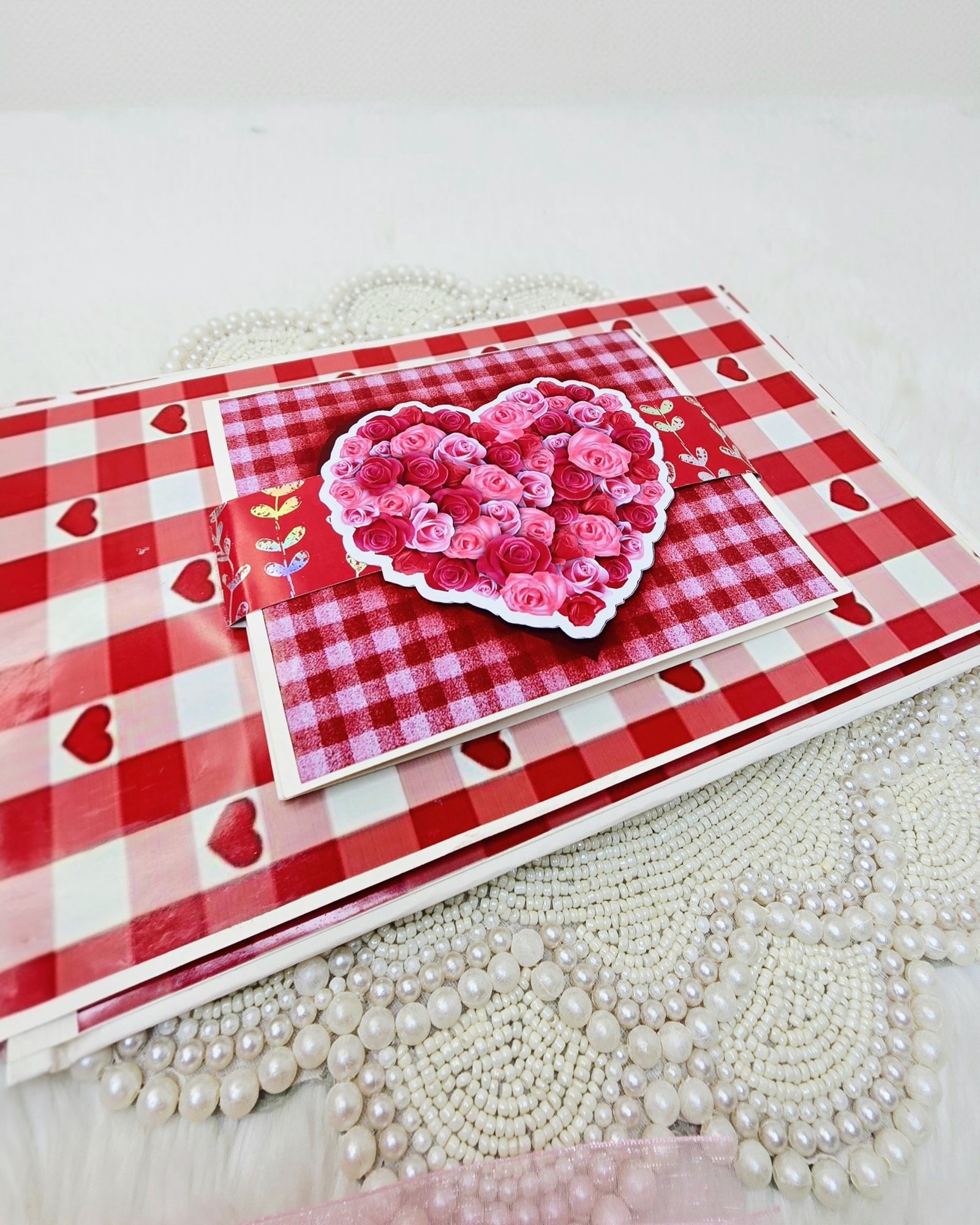 Personalised Scrapbook Album Couples Memory Book Gifts for Him Valentine's Anniversary Wedding Birthday Photo Album Couples Scrapbook Creative Surprising Gift for Anyone (Multicoloured)
