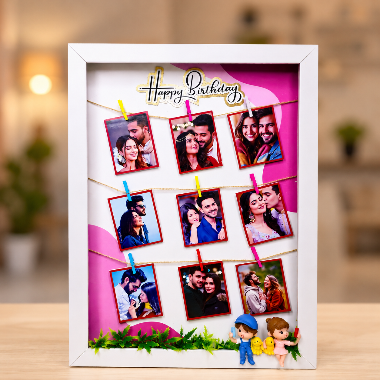 Happy Birthday Threads of Us - Miniature Frame