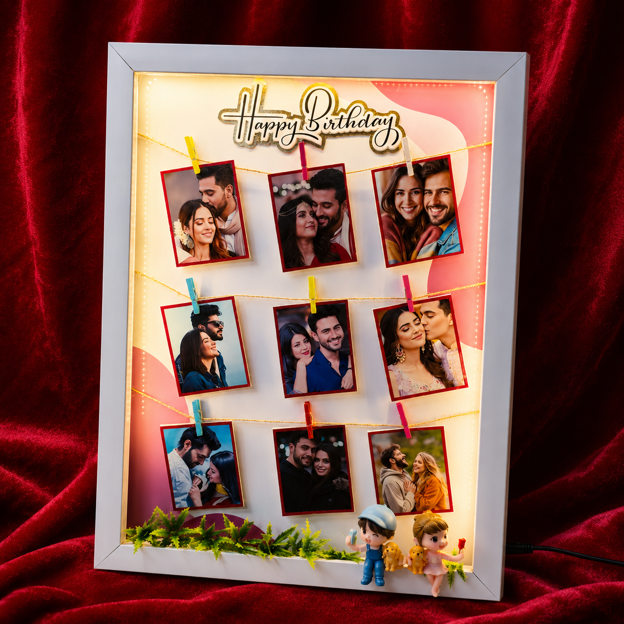 Happy Birthday Threads of Us - Miniature Frame