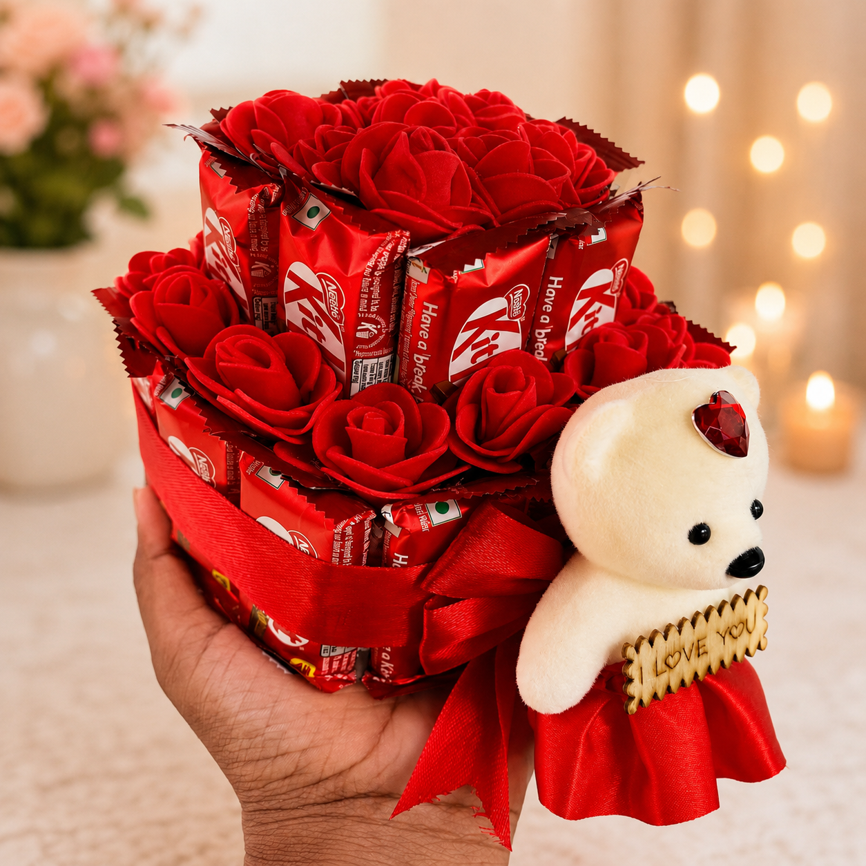 Chocolate Bunch of 20 Chocolate Delight Vase Arrangement